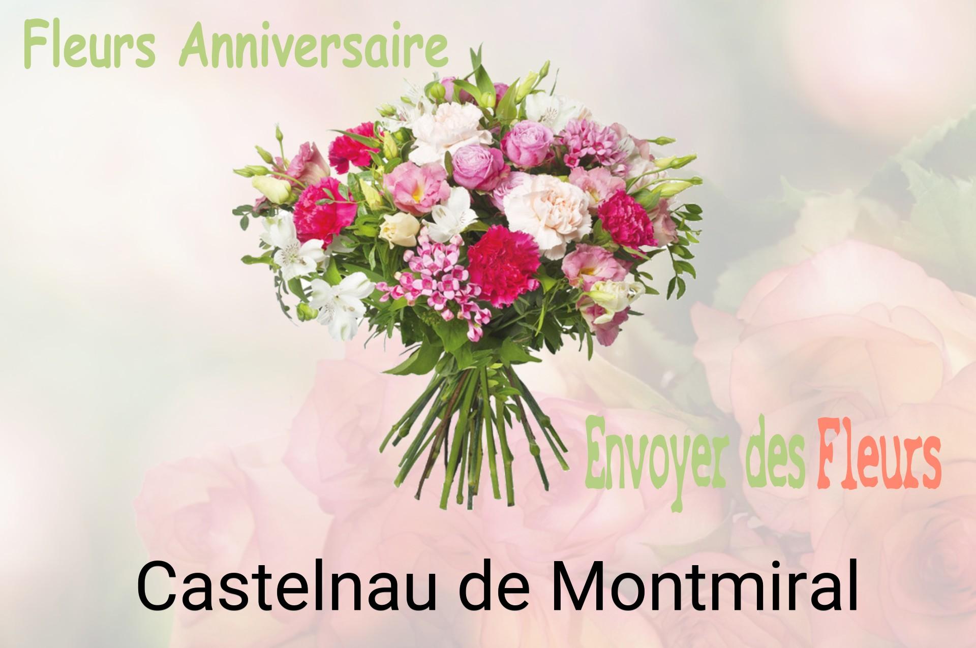 Bouquet de fleurs d’anniversaire livré à Castelnau-de-Montmiral