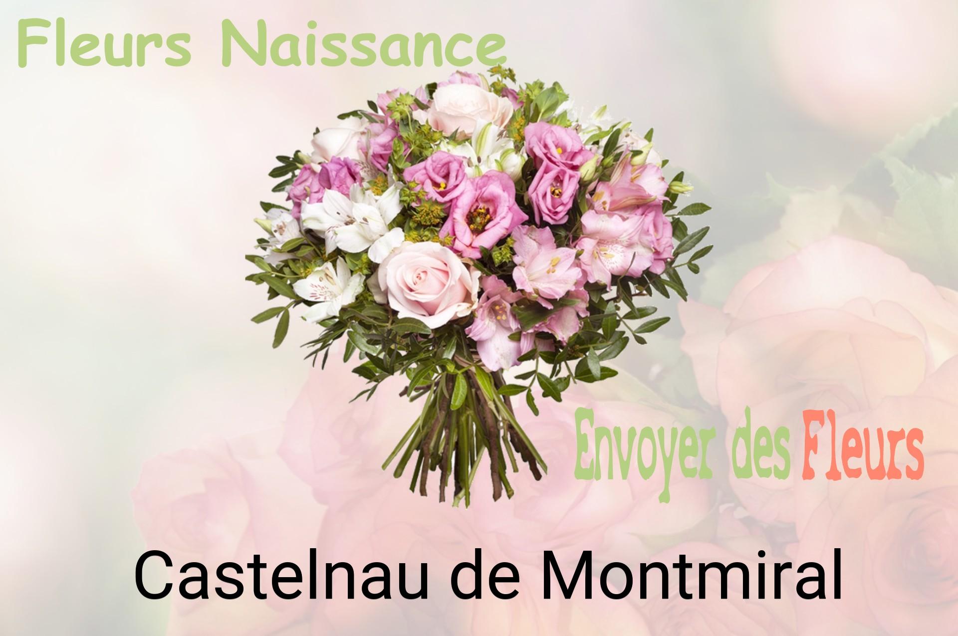 Bouquet de fleurs de naissance livré à Castelnau-de-Montmiral