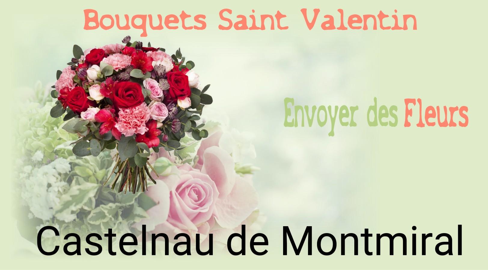 Roses de Saint-Valentin livrées à Castelnau-de-Montmiral